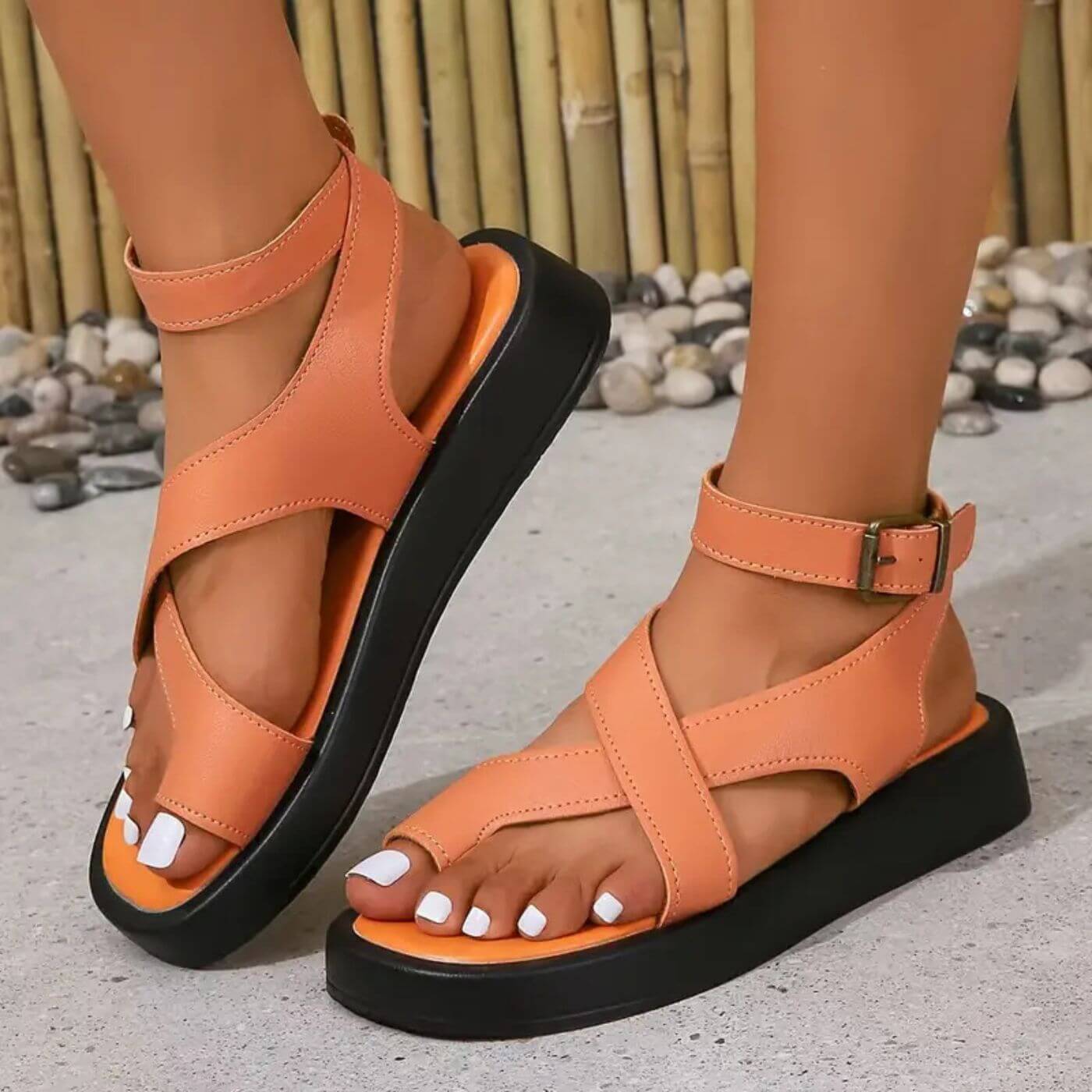 Britta™ – Ortopediske Sandaler med Tåstropp